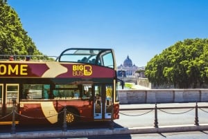 Rome: Big Bus Hop-On Hop-Off Sightseeing Tour w/ Audio Guide