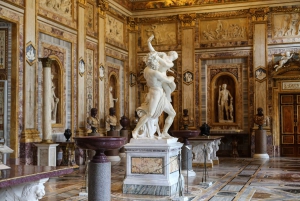 Rom: Indgang til Galleria Borghese med audioguide