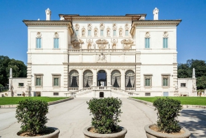 Rom: Indgang til Galleria Borghese med audioguide