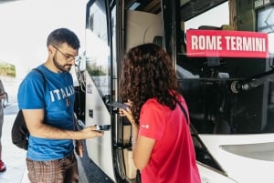 Bus Transfer Between Airport and Rome Termini Station