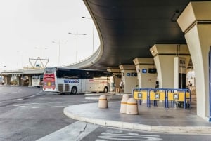 Bustransfer tussen luchthaven en station Rome Termini