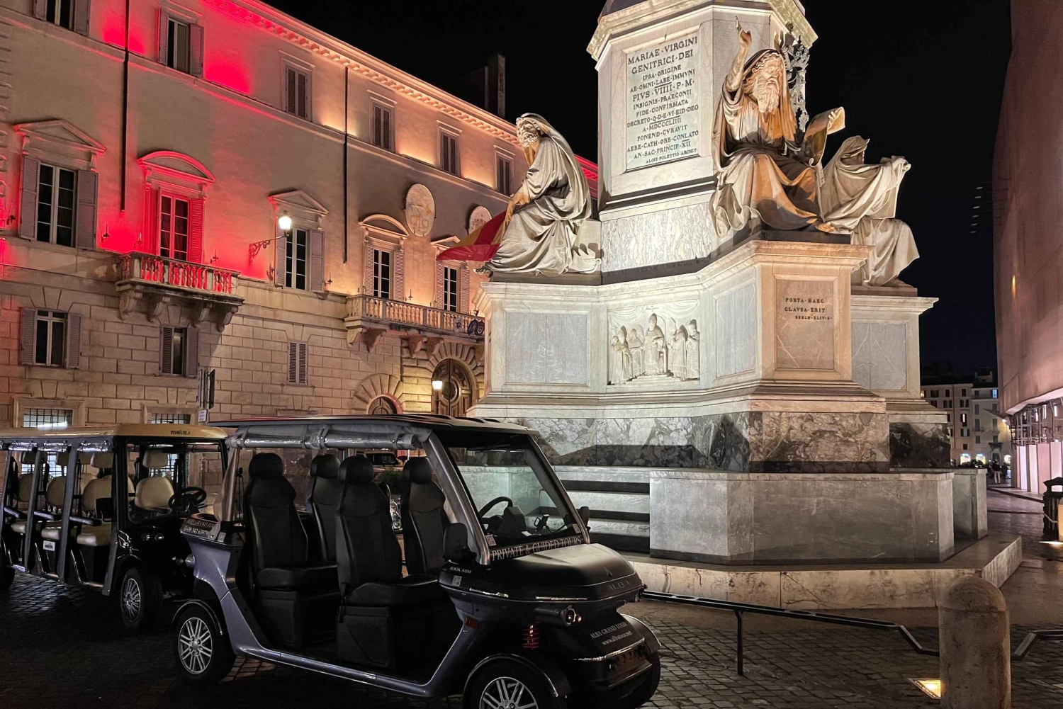 Rome by Night Privé Golf Cart Tour