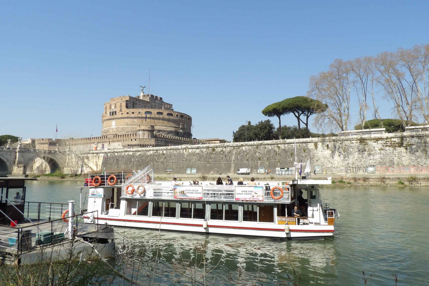 Rome: Castel Sant'Angelo and Riverboat Ride Combo Ticket