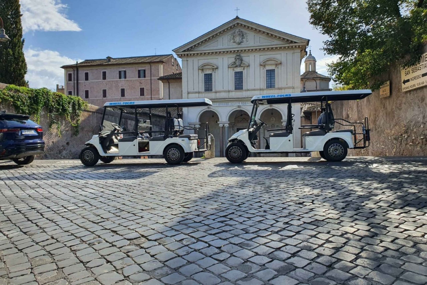 Rome: Catacombs and Appian Way Golf Cart Small-Group Tour