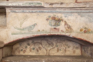 ローマ聖セバスティアヌスの地下墓地入場券とガイド付きツアー