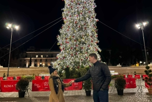 Roma: tour notturno in golf cart tra le luci di Natale