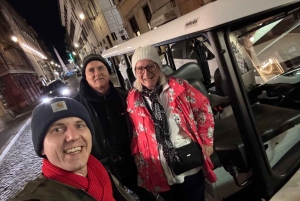 Roma: tour notturno in golf cart tra le luci di Natale