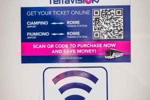 Rooman Ciampinon lentoasema (CIA): Siirto Roomaan Termini