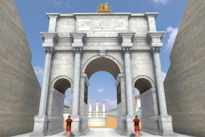 Roma: Jogo de Realidade Virtual do Circo Máximo perto do Coliseu