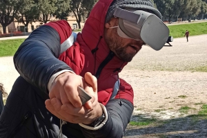 Roma: Jogo de Realidade Virtual do Circo Máximo perto do Coliseu