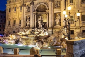 Roma: tour nocturno en carrito de golf con recogida gratis