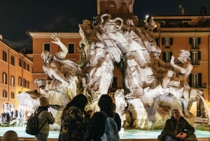 Rome: City Highlights Moonlight Walking Tour