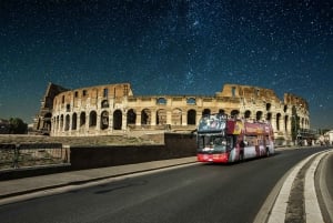 Rome: City Highlights Open-Top Bus Night Tour