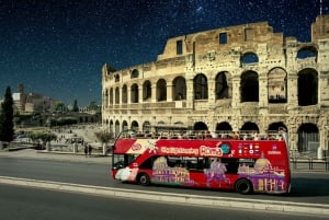 Rome: City Highlights Open-Top Bus Night Tour