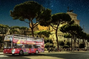 Rome: City Highlights Open-Top Bus Night Tour