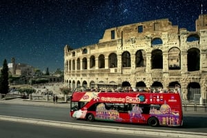 Roma: tour serale delle attrazioni della città in autobus con piano panoramico