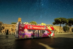 Roma: tour serale delle attrazioni della città in autobus con piano panoramico