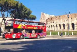 Roma: tour serale delle attrazioni della città in autobus con piano panoramico