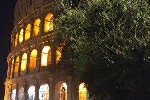 Rom: Byens højdepunkter tur med en lille gruppe om aftenen