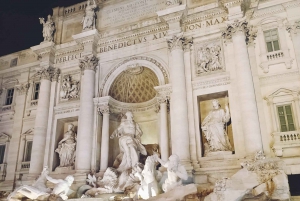 Rom: Byens højdepunkter tur med en lille gruppe om aftenen