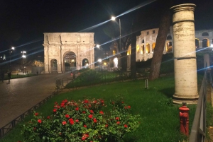 Rom: Byens højdepunkter tur med en lille gruppe om aftenen