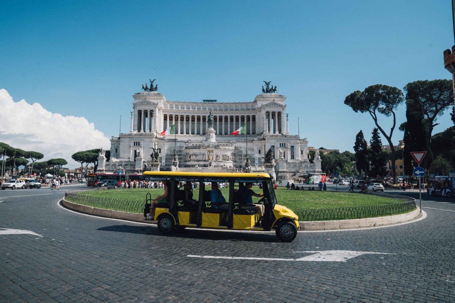 Rome: Stadsrondleiding per elektrische golfkar