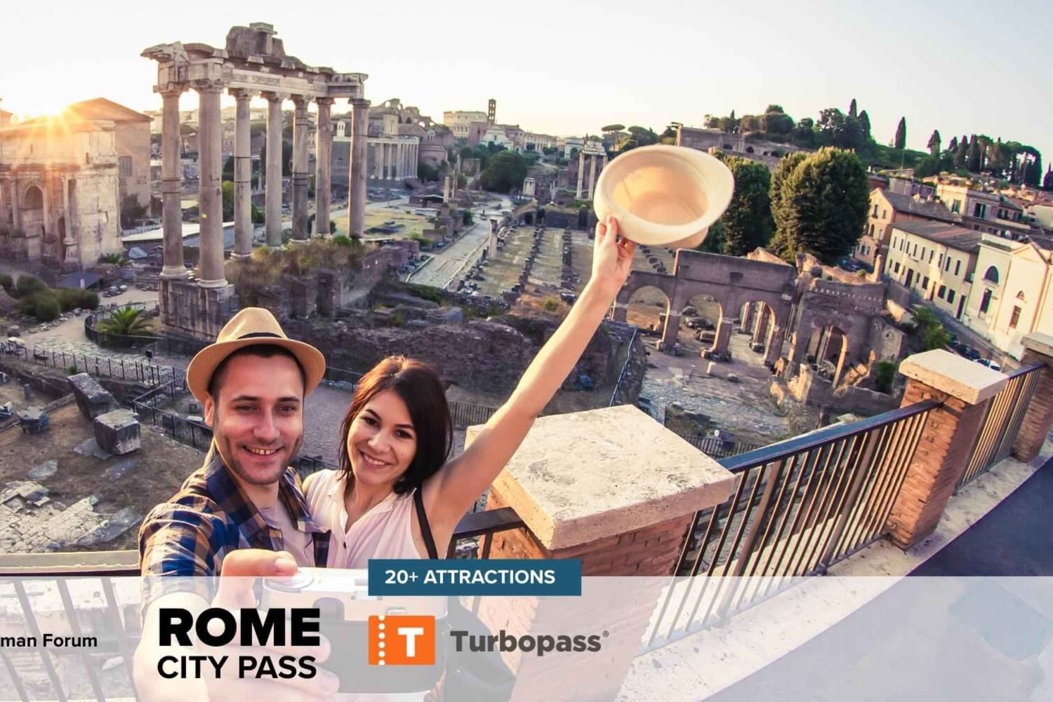 Rome: 20+ Top Sights Pass with Hop-On Hop-Off Bus Tour