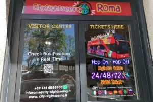 Rome: City Sightseeing Hop-on Hop-off Bus with Audioguide