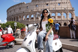Rom: Stadtführung mit der Vespa mit Fotos und Süßigkeitenverkostung