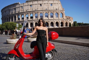 Rom: Stadtführung mit der Vespa mit Fotos und Süßigkeitenverkostung