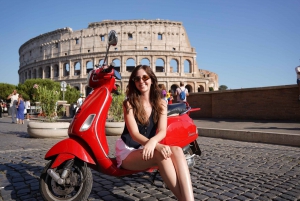 Rom: Stadtführung mit der Vespa mit Fotos und Süßigkeitenverkostung