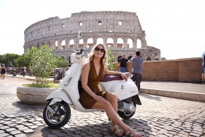 Rom: Stadtführung mit der Vespa mit Fotos und Süßigkeitenverkostung