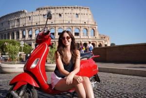 Rom: Stadtführung mit der Vespa mit Fotos und Süßigkeitenverkostung