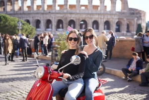 Rom: Stadtführung mit der Vespa mit Fotos und Süßigkeitenverkostung