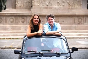 Rom: Stadsvandring i klassisk Fiat 500 med foton