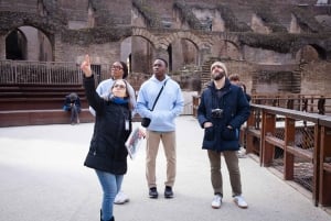Roma: Coliseo, Arena y Colina Palatina Tour en grupo reducido