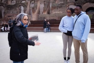 Roma: Coliseo, Arena y Colina Palatina Tour en grupo reducido