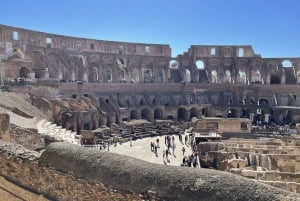 Roma: Coliseo, Arena y Colina Palatina Tour en grupo reducido