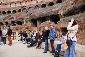 Roma: Visita guiada a la Arena del Coliseo, el Foro y el Palatino