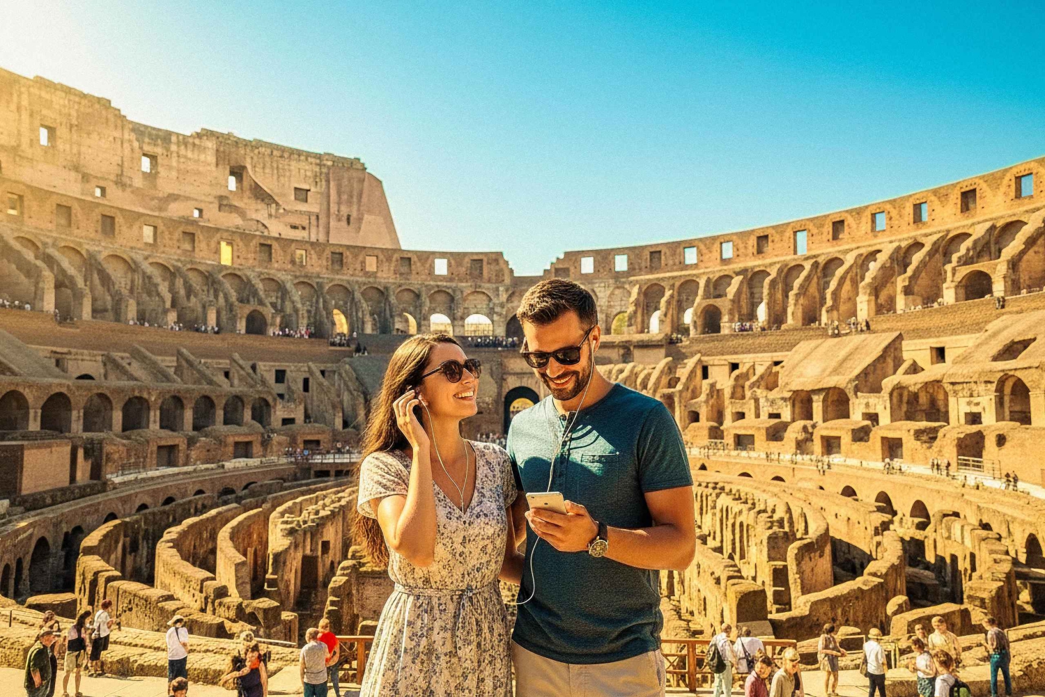 Rome: Colosseum Experience with Audio Guide and Arena Option