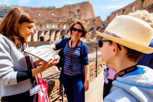 Roma: tour espresso del Colosseo con ingresso al Foro e al Palatino