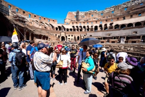 Roma: tour espresso del Colosseo con ingresso al Foro e al Palatino