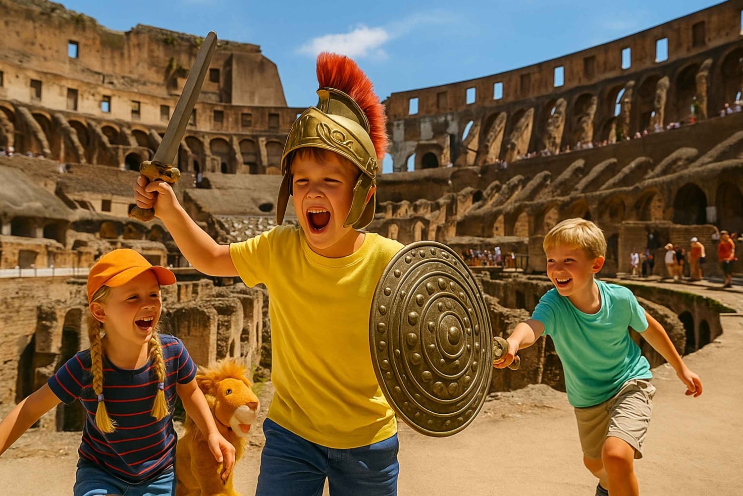 Rom: Colosseum för barn, en resa bland gladiatorer och Roms underverk