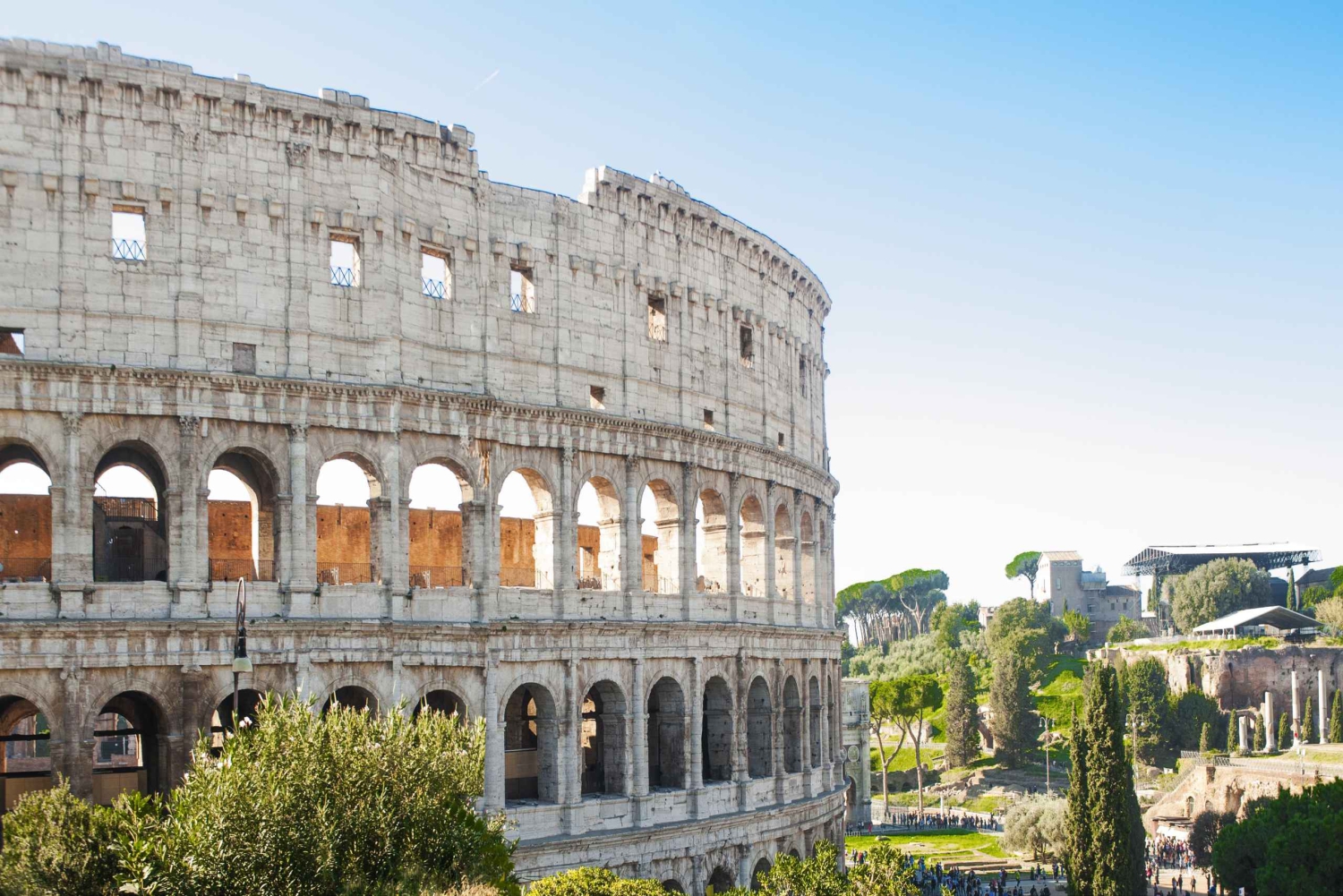 Rome: Colosseum & Forum met audiogids-app - Optionele arena