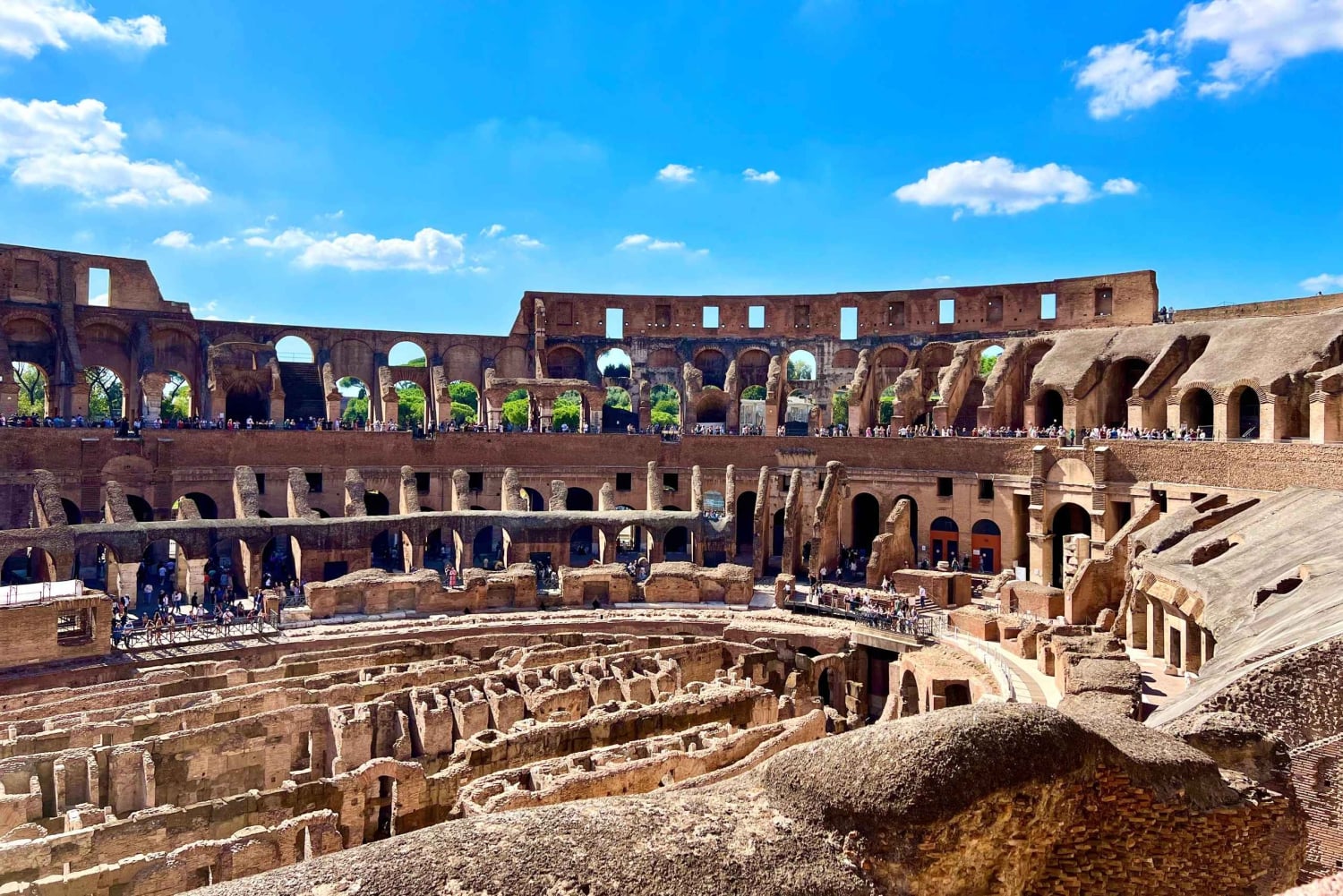 Roma: Colosseum og Forum med lydguide-app + valgfri arena