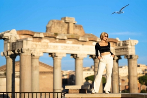 Roma: Colosseo e gemme nascoste Esperienza di servizio fotografico privato