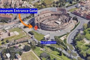 Rom: Colosseum Upplevelse av Colosseum, Forum Romanum och Palatinkullen