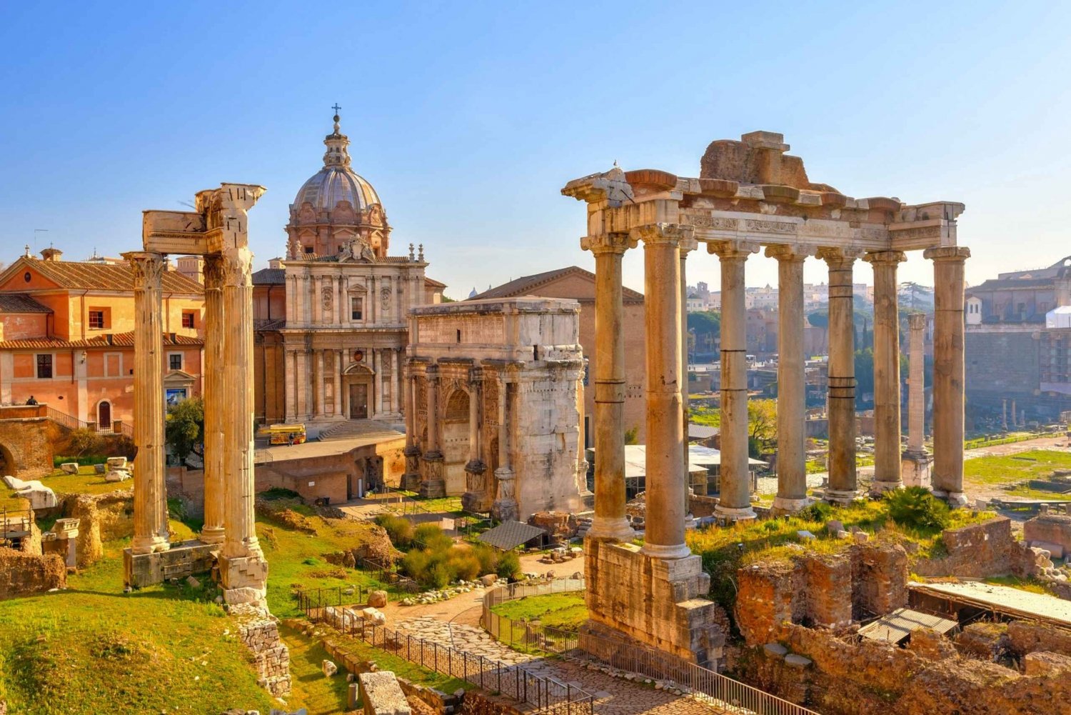 Rom: Colosseum, Forum Romanum och Palatinerberget