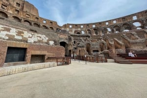 ローマ：コロッセオ見学ツアー（剣闘士闘技場入場付き）