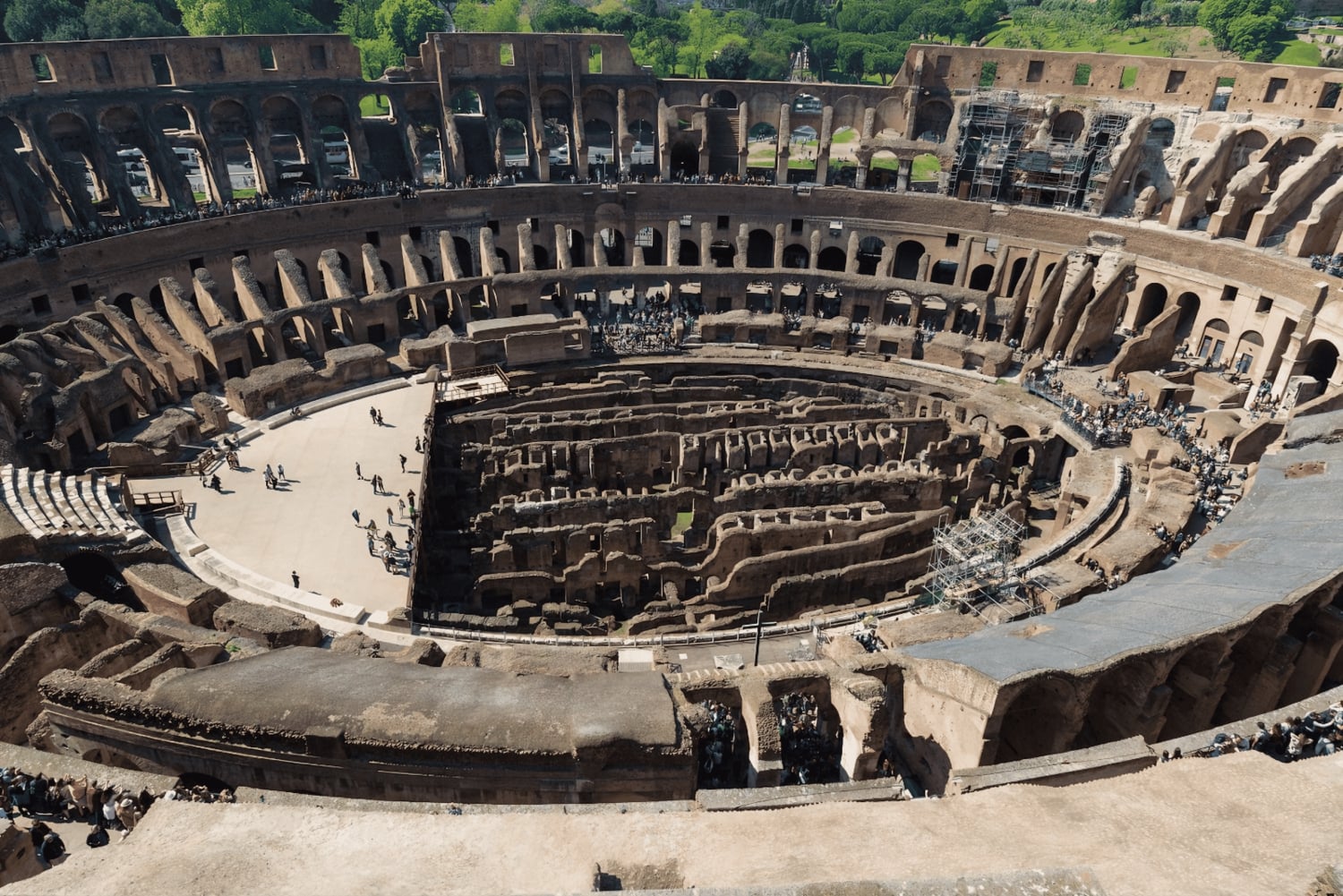 Roma: Visita subterránea al Coliseo y al suelo de la Arena